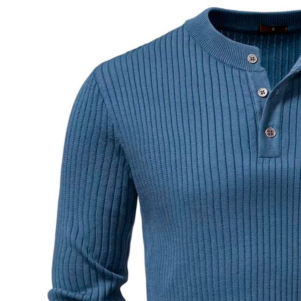 Pull Henley Classique